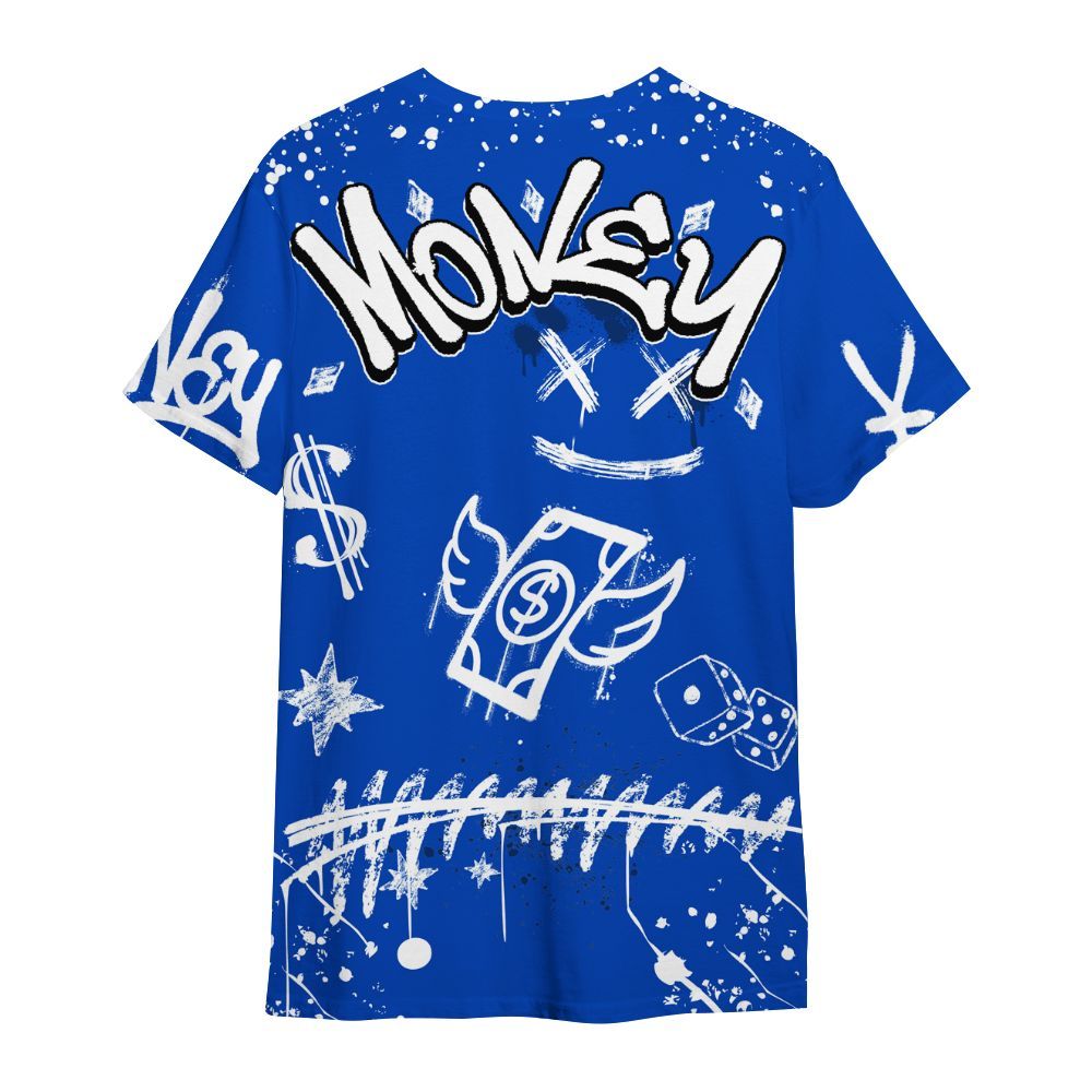 Shirt To Match Low Game Royal 1s - Everybody Paid In Full Crayon All Over Print