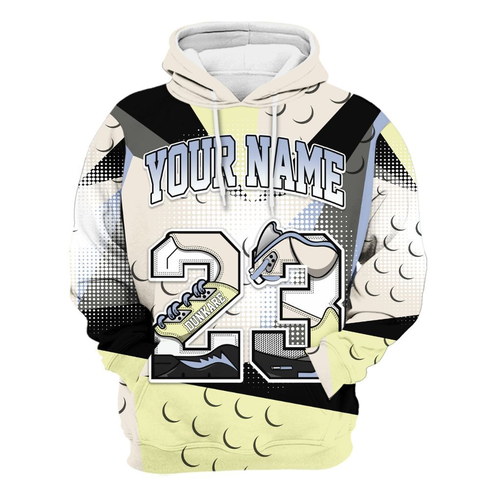 Hoodie To Match Luminous Green 5s - Custom Name 23 5s All Over Print