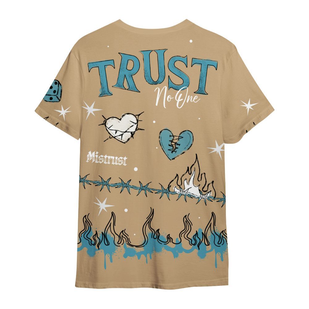 Shirt To Match H-Town 11s - Trust No One Snake-Bite Doodle Crayon All Over Print