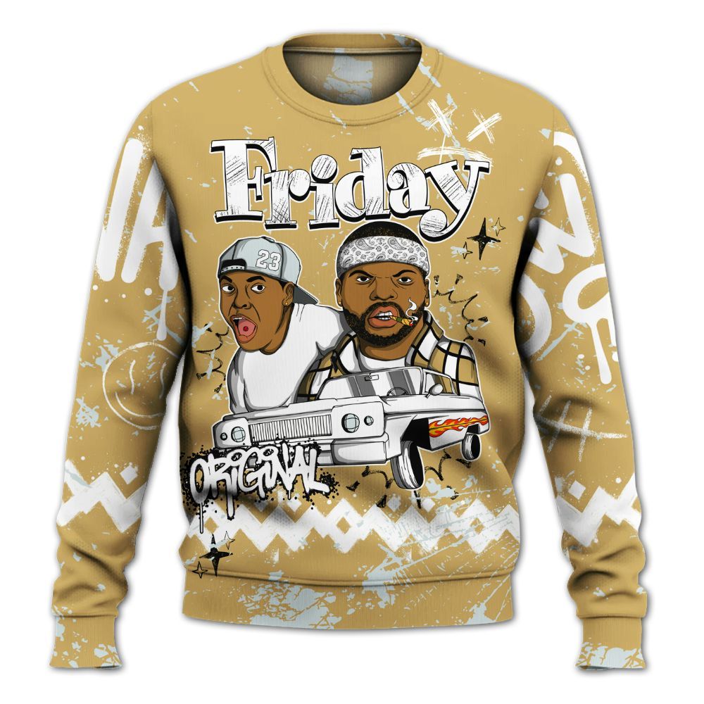 Sweatshirt To Match Craft Paris 6s - Friday Sneaker Crayon All Over Print