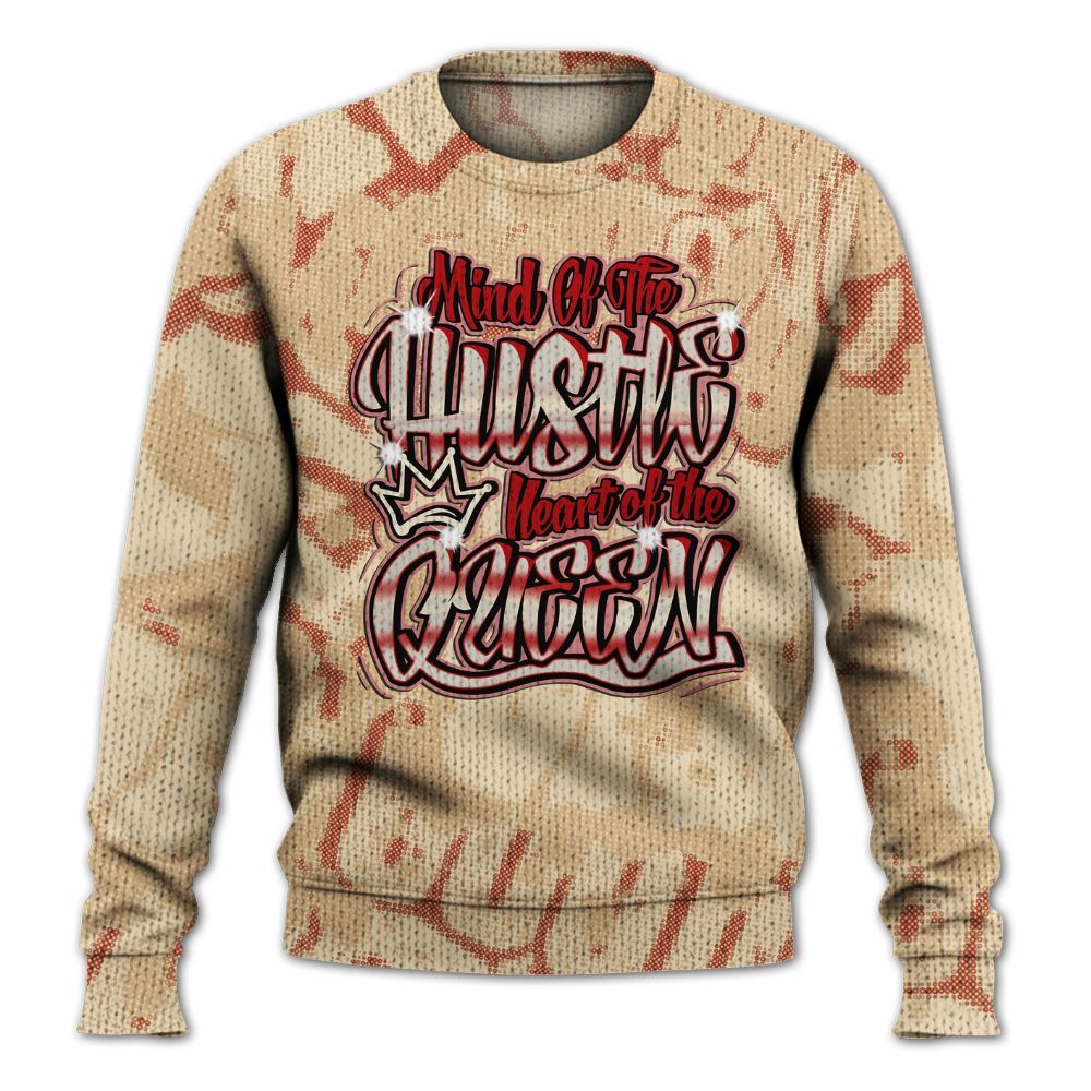 Knitted Sweater To Match Dunk Low Strawberry Waffle - Hustles Heart Queens Street