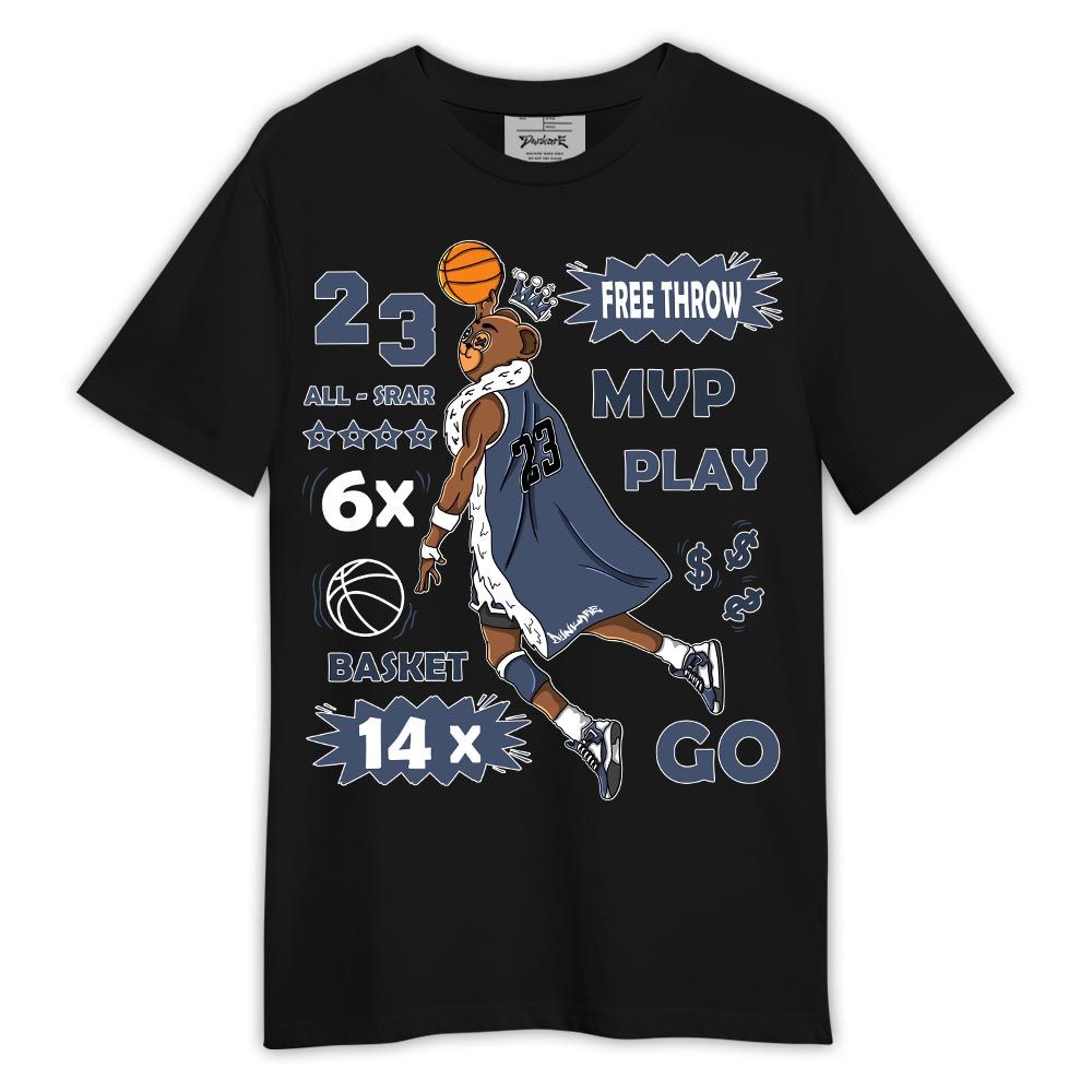 Shirt To Match Low Diffused Blue 11s - Graphic Free Throw Shirt Outfit