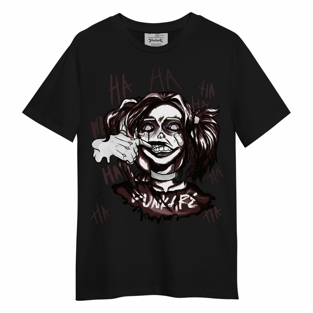 Shirt To Match Burgundy Crush 3s - Bad Girl HAHA Unisex Shirt