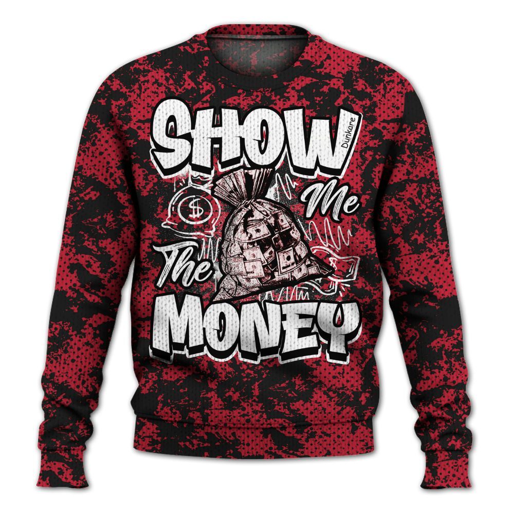 Knitted Sweater To Match Toro Bravo 6s - Show Me The Money Retro