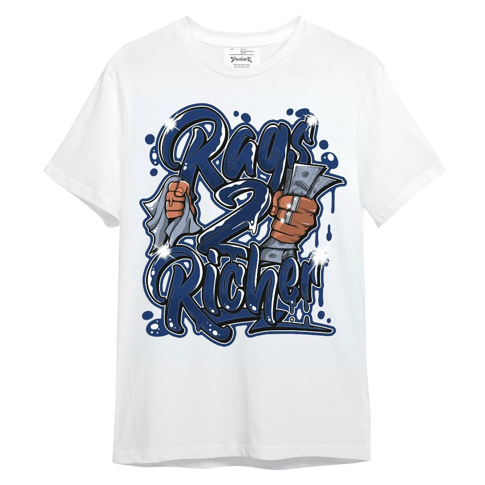 Shirt To Match High OG Deep Royal Blue 1s - Rag 2 Rich Graphic Unisex Shirt
