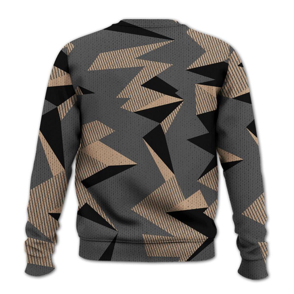 Knitted Sweater To Match Kobe 9 EM Mamba - Geometric Camouflage Pattern