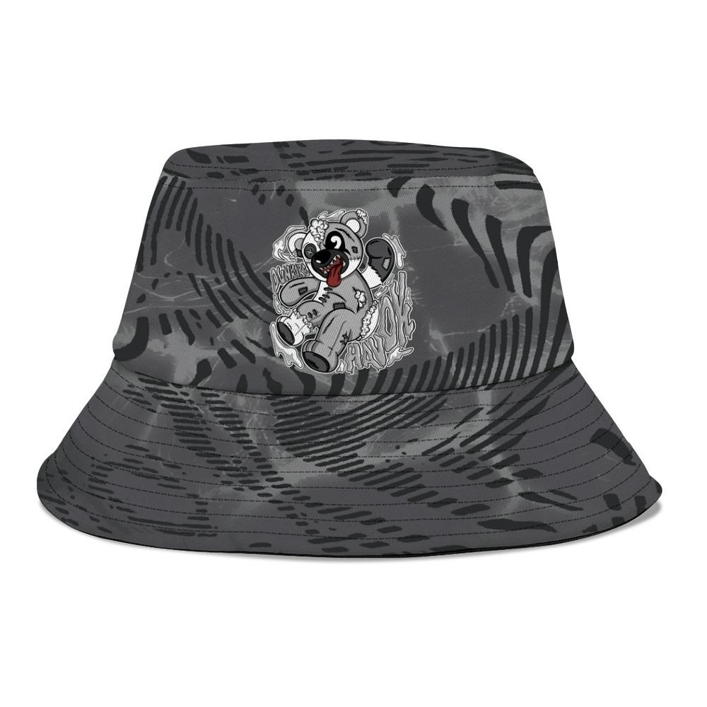Bucket Hat To Match White Thunder 4s - Havok Bear Graphic