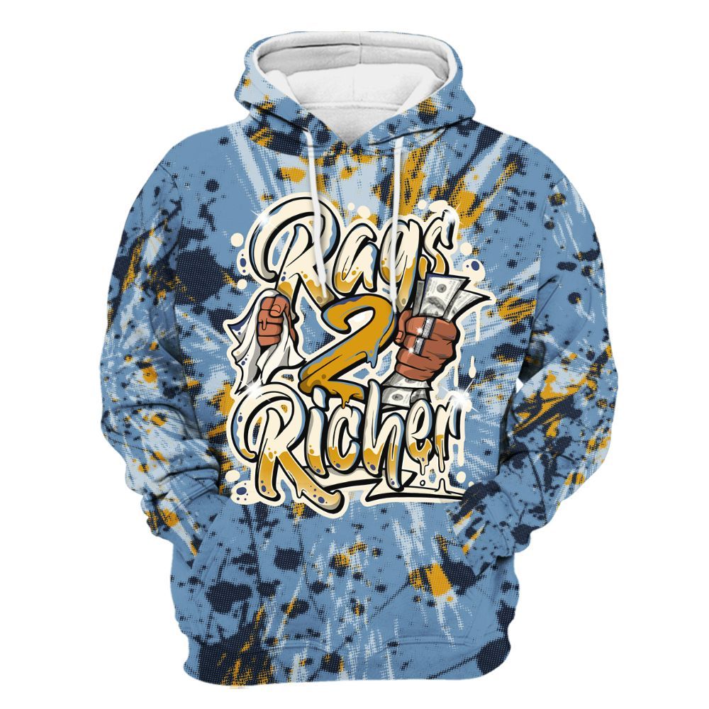 Hoodie To Match High OG First In Flight 1s - Rag 2 Rich Graphic Luxury All Over Print