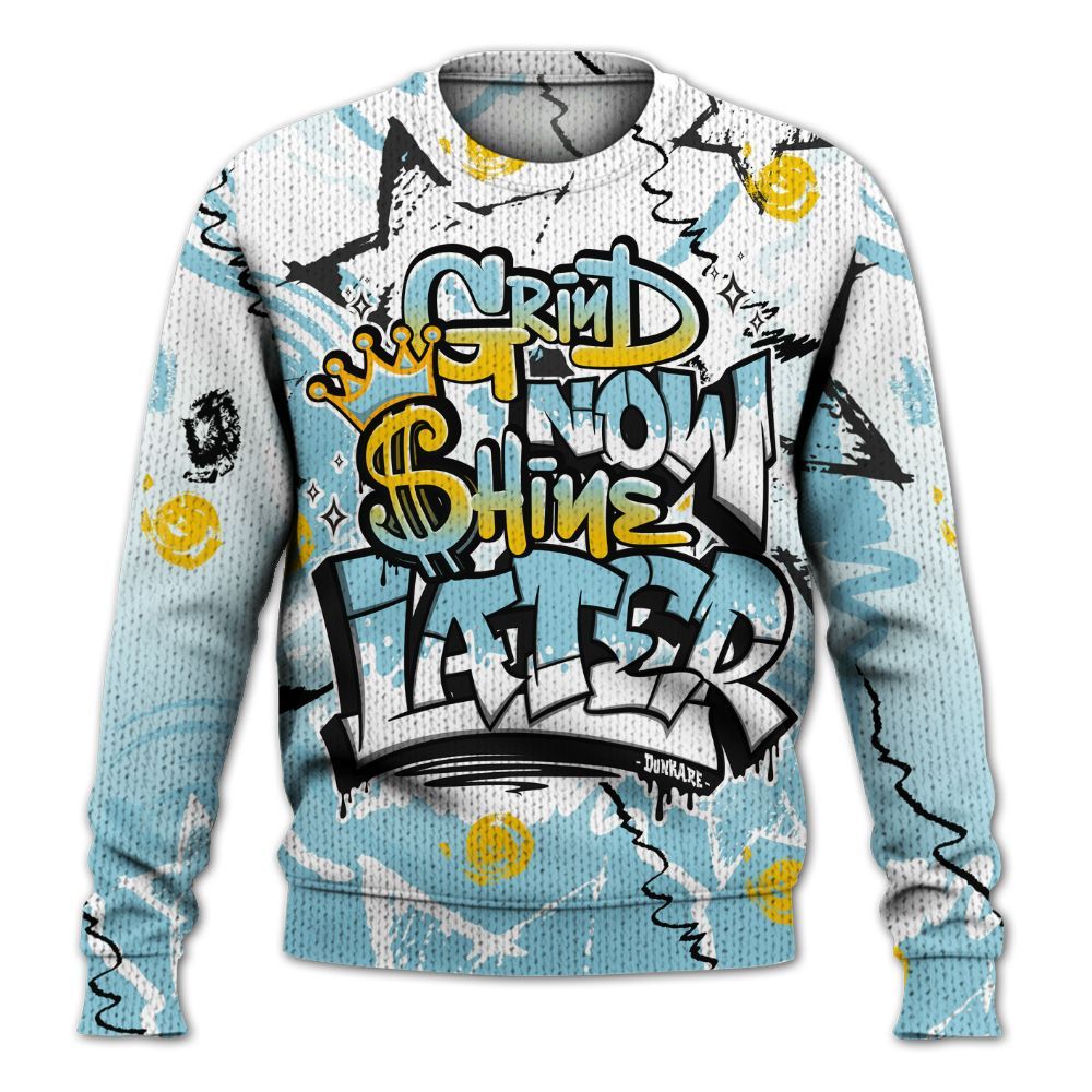 Knitted Sweater To Match Dunk High Homer Simpson - Grind Shine Later Drip