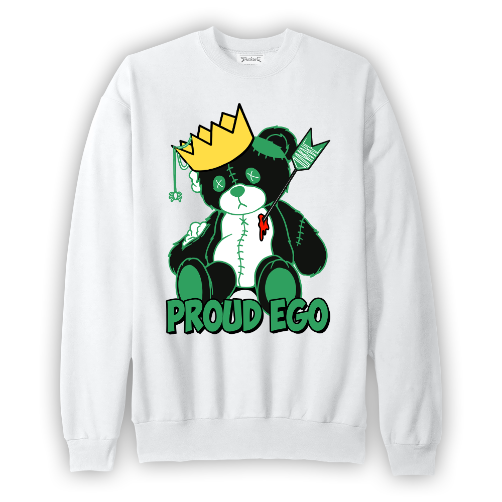 Sweatshirt To match Sweatshirt Ego Bear, 3 Green Glow, To Match Sneaker Black Green Glow 3s DNY