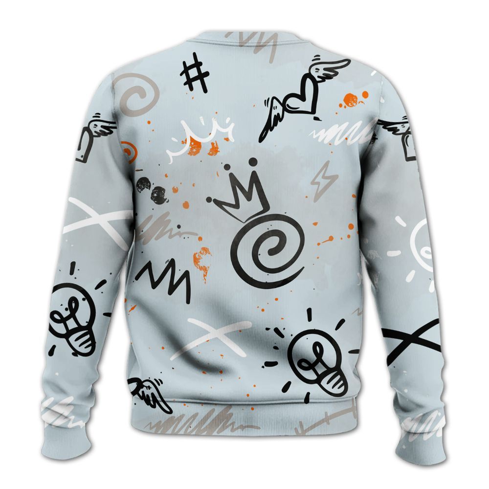 Sweatshirt To Match Retro High OG Alaska 1s - Drip Been Di2ferent All Over Print