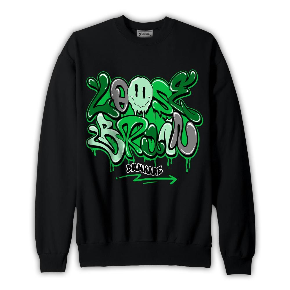Sweatshirt To match Sweatshirt Loose Brain, Lucky Green 5s Sweatshirt, To Match Sneaker Lucky Green 5s, Sweatshirt 1904 NMP