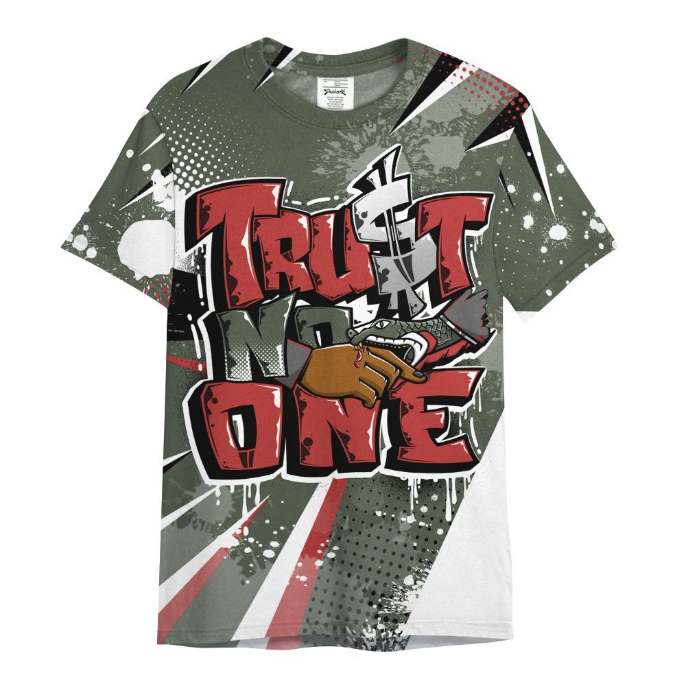 Shirt To Match Air Force 1 Low Year Of The Snake Shirt, Poly Trust No One Dripping All Over Print