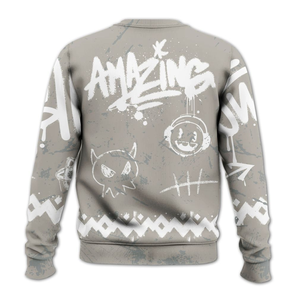 Sweatshirt To Match Dunk Low Appears Oreo - Friday Sneaker Crayon All Over Print