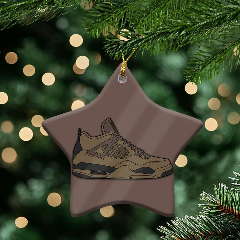 AMM Dark Mocha 4s Ceramic Ornaments