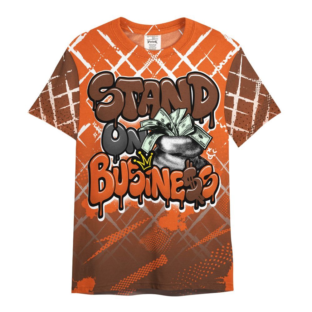 Shirt To Match High OG Starfish 1s - Halftone Stand Business Dripping All Over Print