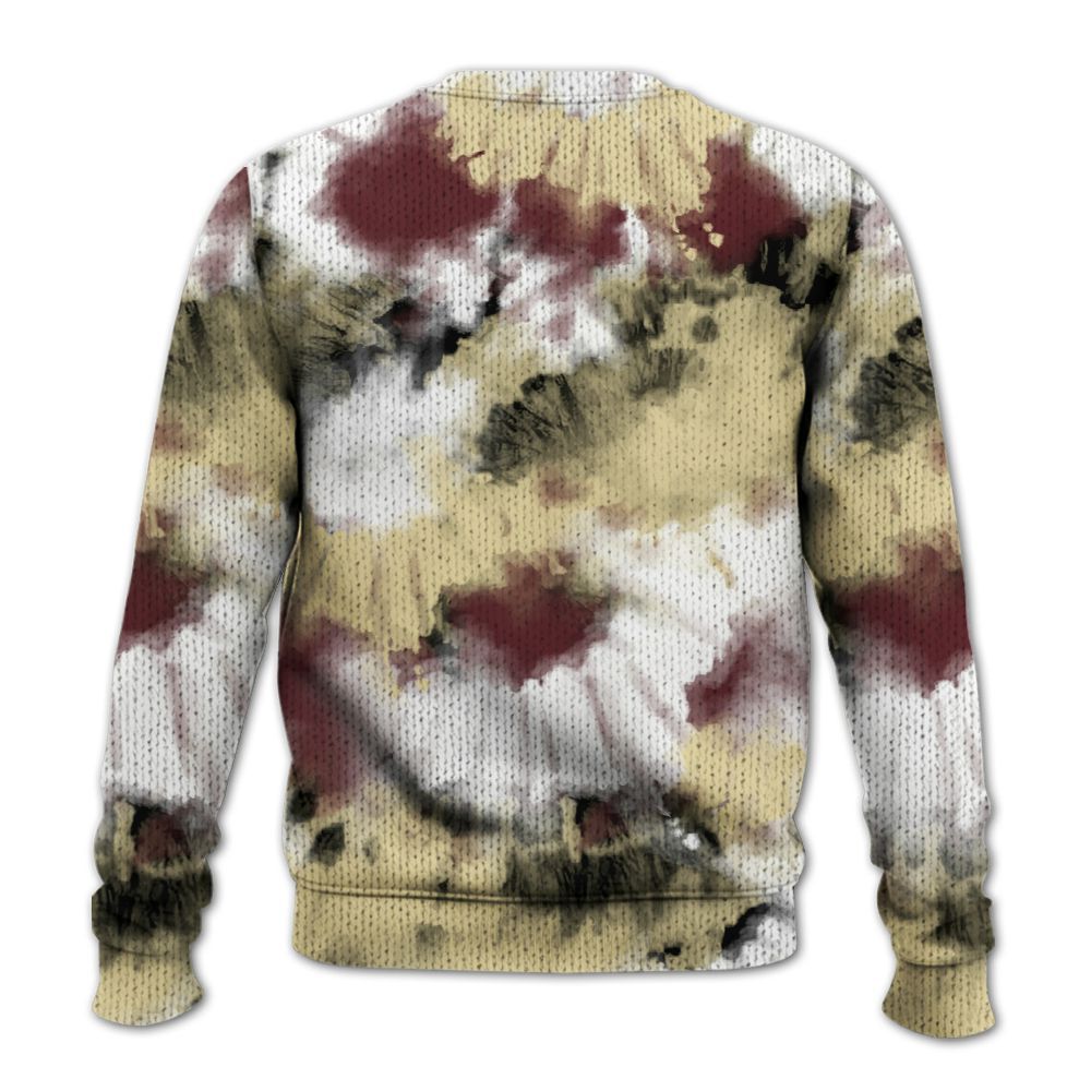 Knitted Sweater To Match Women Phantom 12s - Tie Dye FK Around Find Out