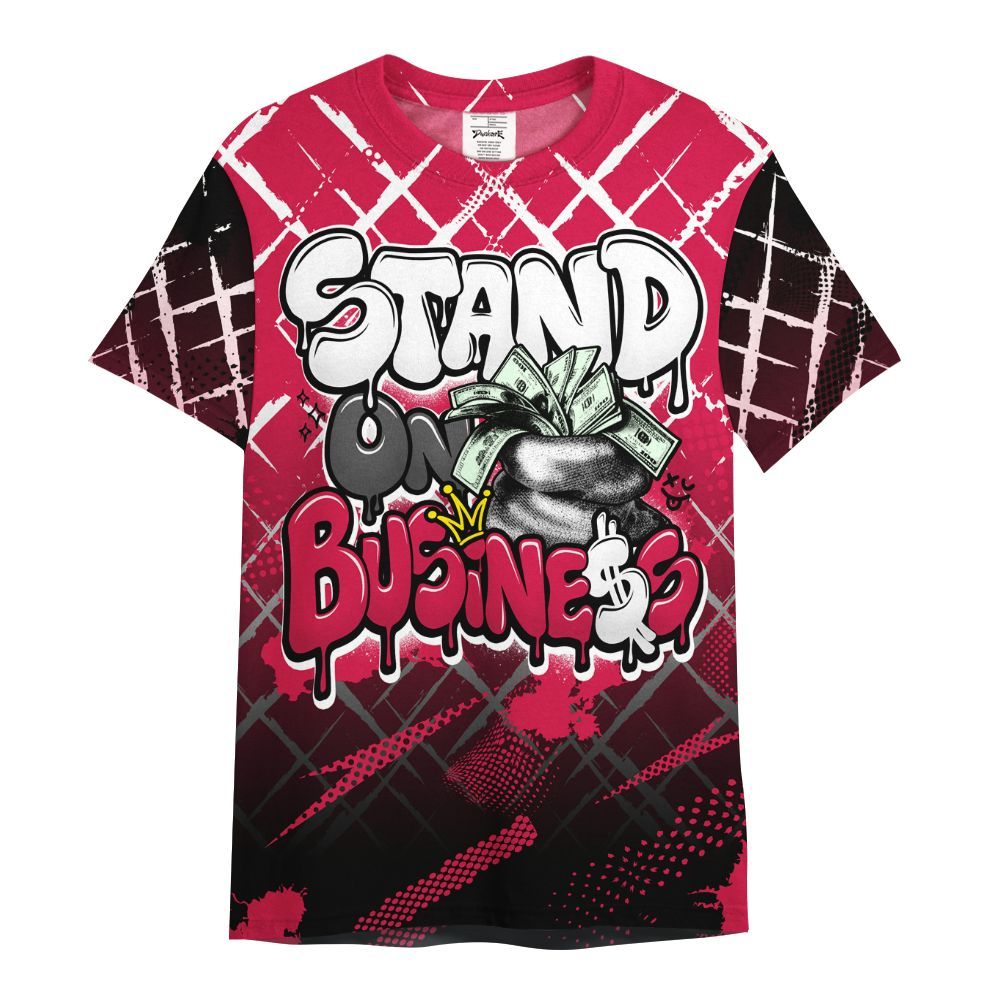 Shirt To Match Black Toe 14s - Halftone Stand Business Dripping All Over Print