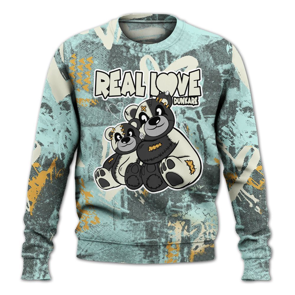 Sweatshirt To Match Pure Platinum 4s - Sincere Fondness Bear All Over Print