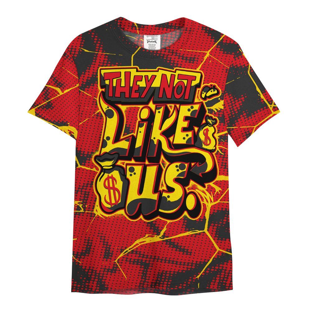 Shirt To Match Ferrari 14s - Dislike Us Crack All Over Print