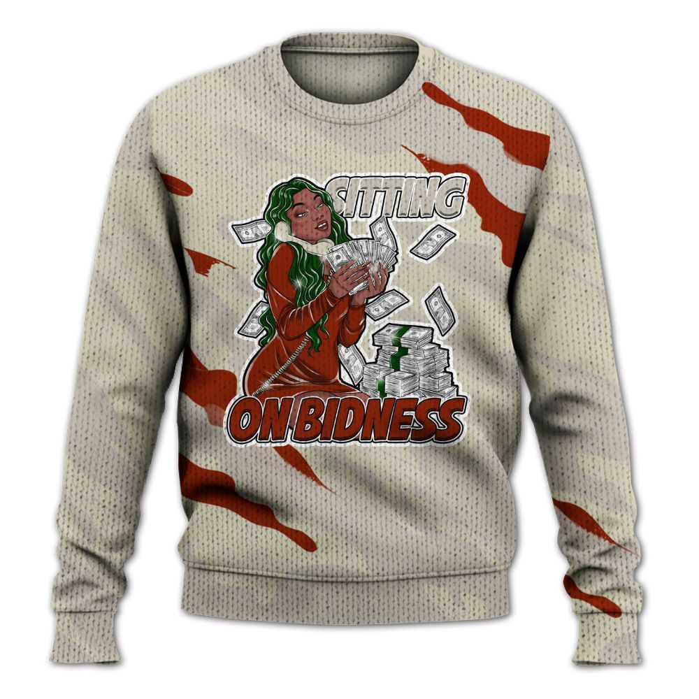 Knitted Sweater To Match El Grito 5s - Bidness Colored