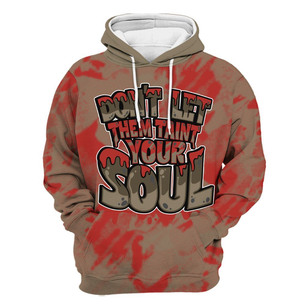 Hoodie To Match Olive 9s - Never Taint Your Soul Shirt Unisex Oufit All Over Print