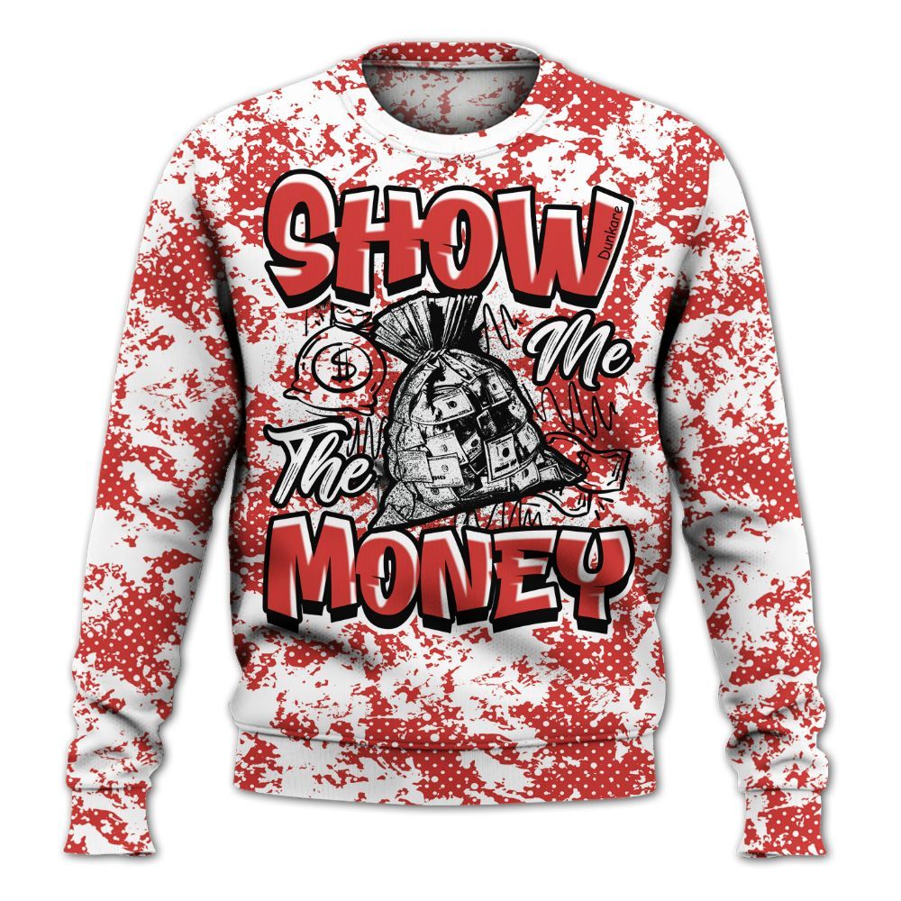 Sweatshirt To Match Scoot Zeros ODD City - Show Me The Money Retro All Over Print