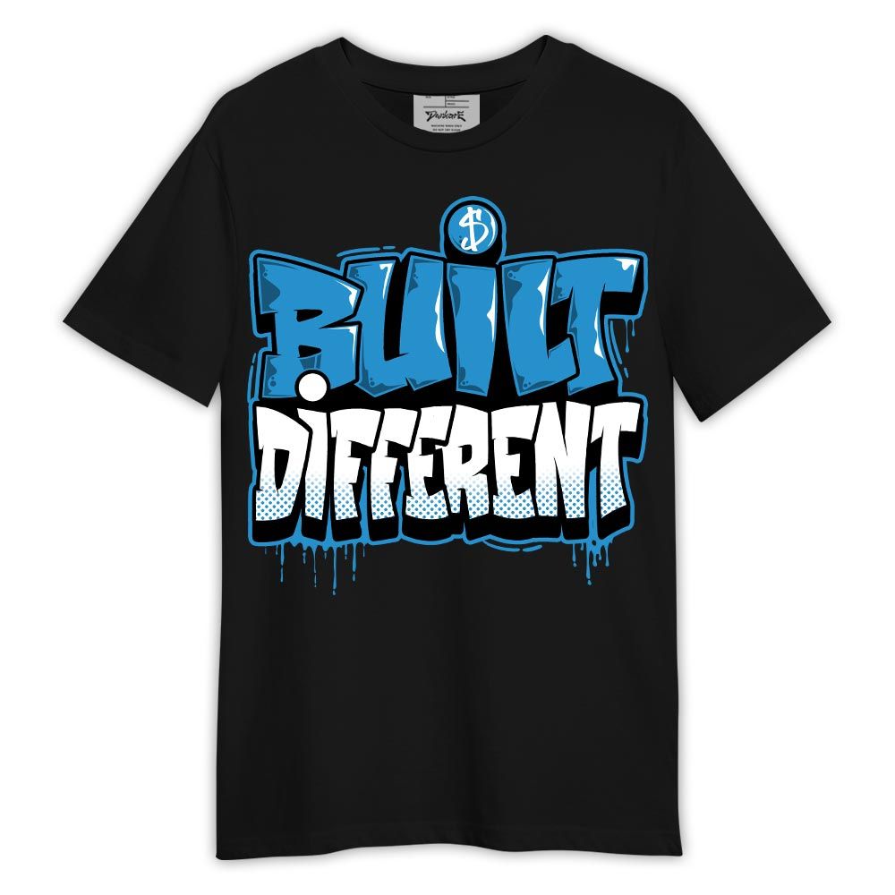Shirt To Match Powder Blue 9s - Graphic Built Different Shirt Outfit