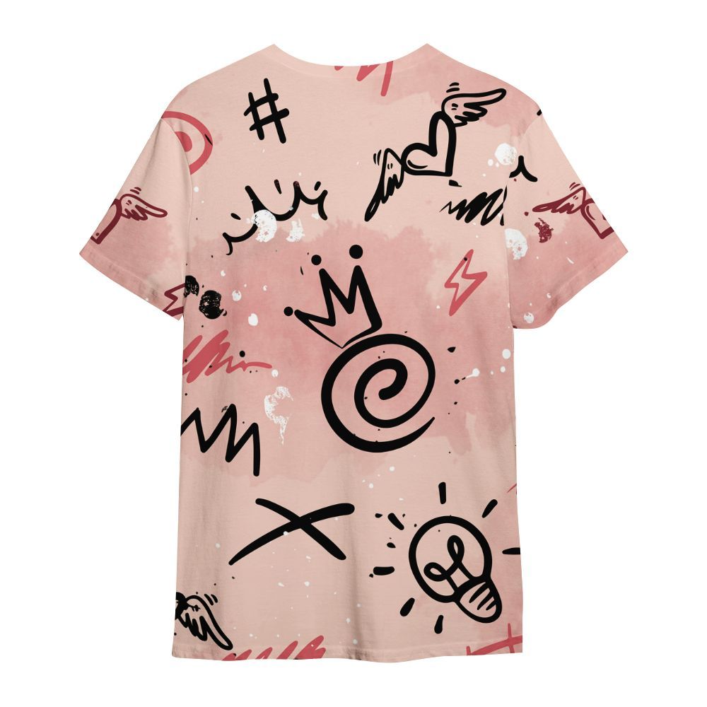 Shirt To Match Washed Coral 2s Shirt, Drip Been Di2ferent All Over Print