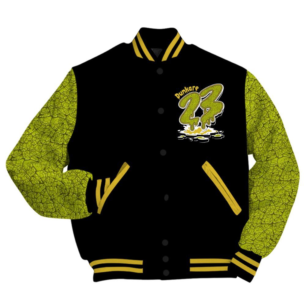 Varsity Jacket To Match Dunk Low QS Halloween Skull - Custom Name 23 Drip All Over Print