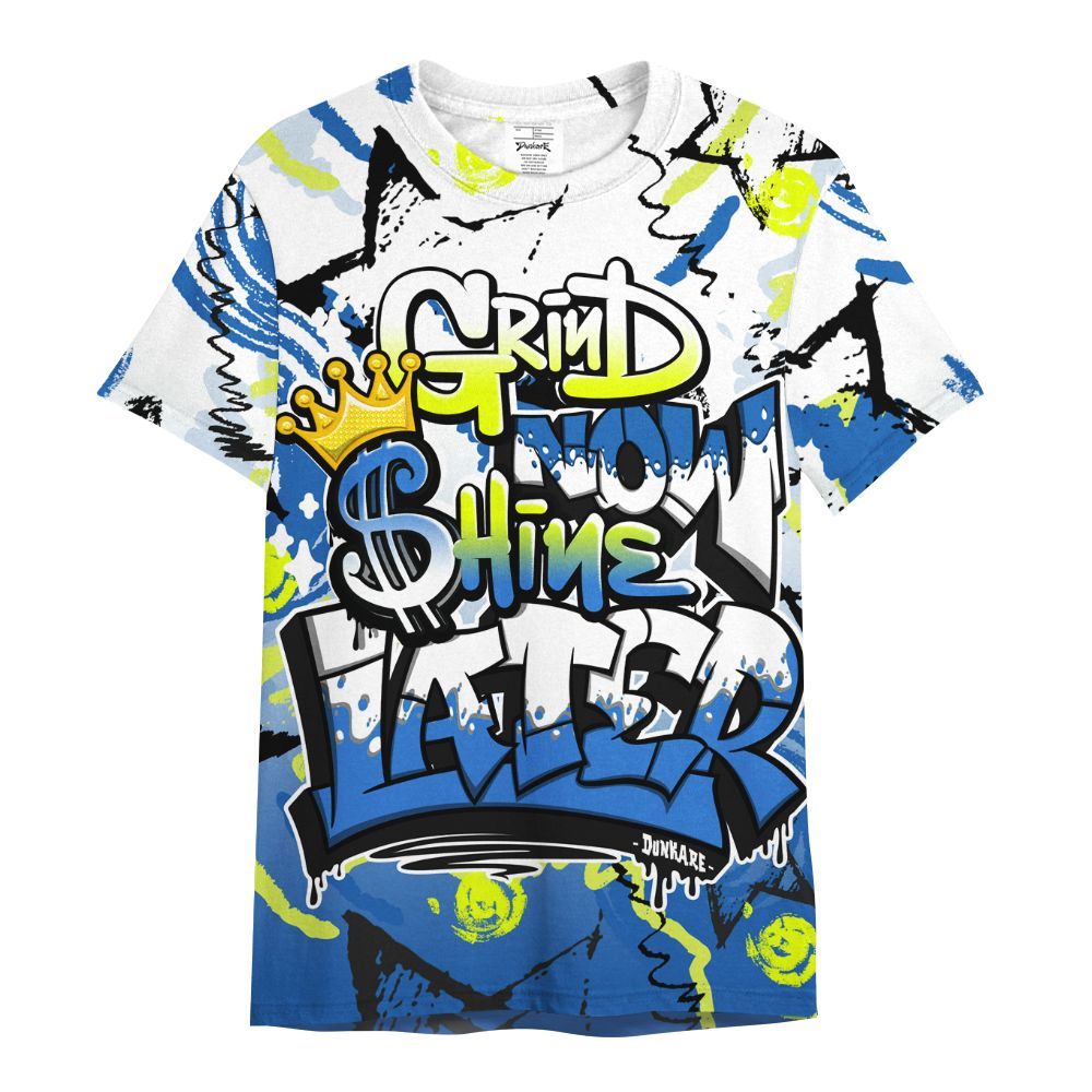 Shirt To Match Griffey Max 1 Varsity Royal - Grind Shine Later Drip All Over Print