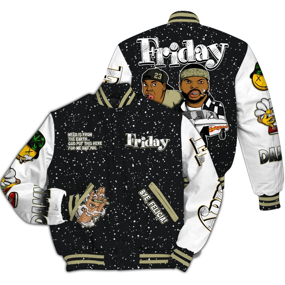 Varsity Jacket To Match Oreo 2026 6s - Friday Sneaker Stress Style All Over Print