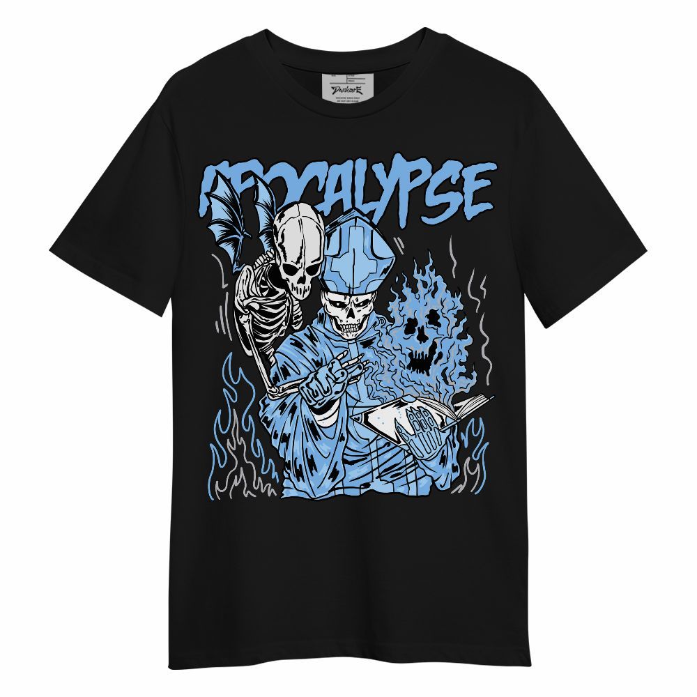 Shirt To Match University Blue 5s - Apocalypse Skeleton Unisex Shirt