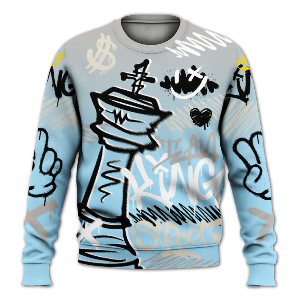 Sweatshirt To Match Retro SoleFly 13s - Street King Chess Streetwear All Over Print
