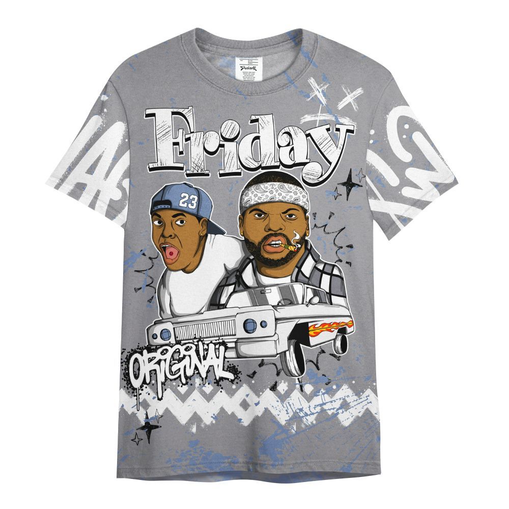 Shirt To Match Cement Grey 11s - Friday Sneaker Crayon All Over Print