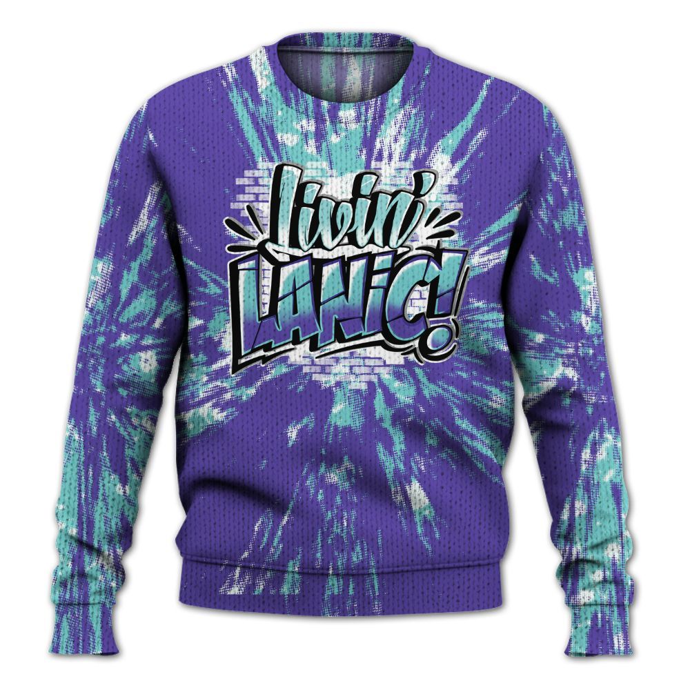 Knitted Sweater To Match Low Hornets 1s - Living Large Graphic Luxury