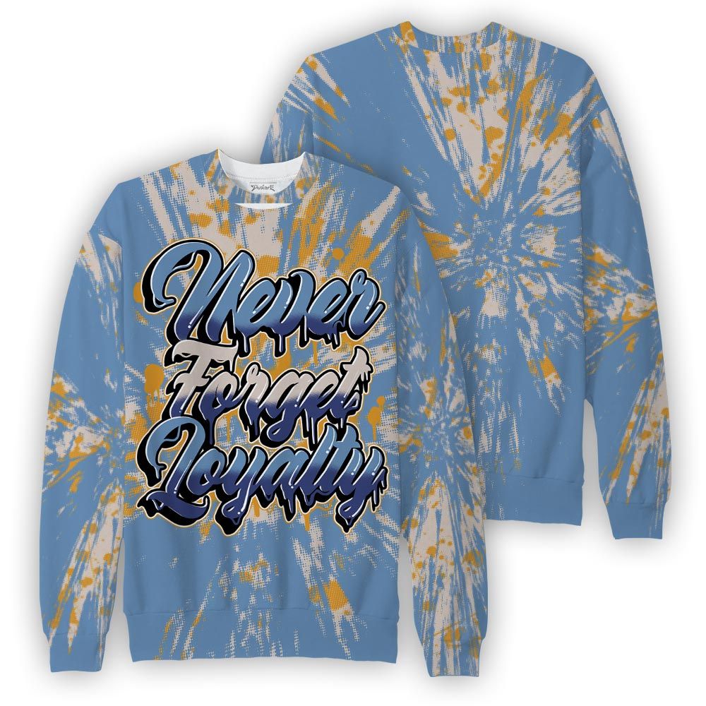 Sweatshirt To Match High OG First In Flight 1s Sweatshirt - Never Forget Loyalties Graphic Hiding Sweatshirt Unisex