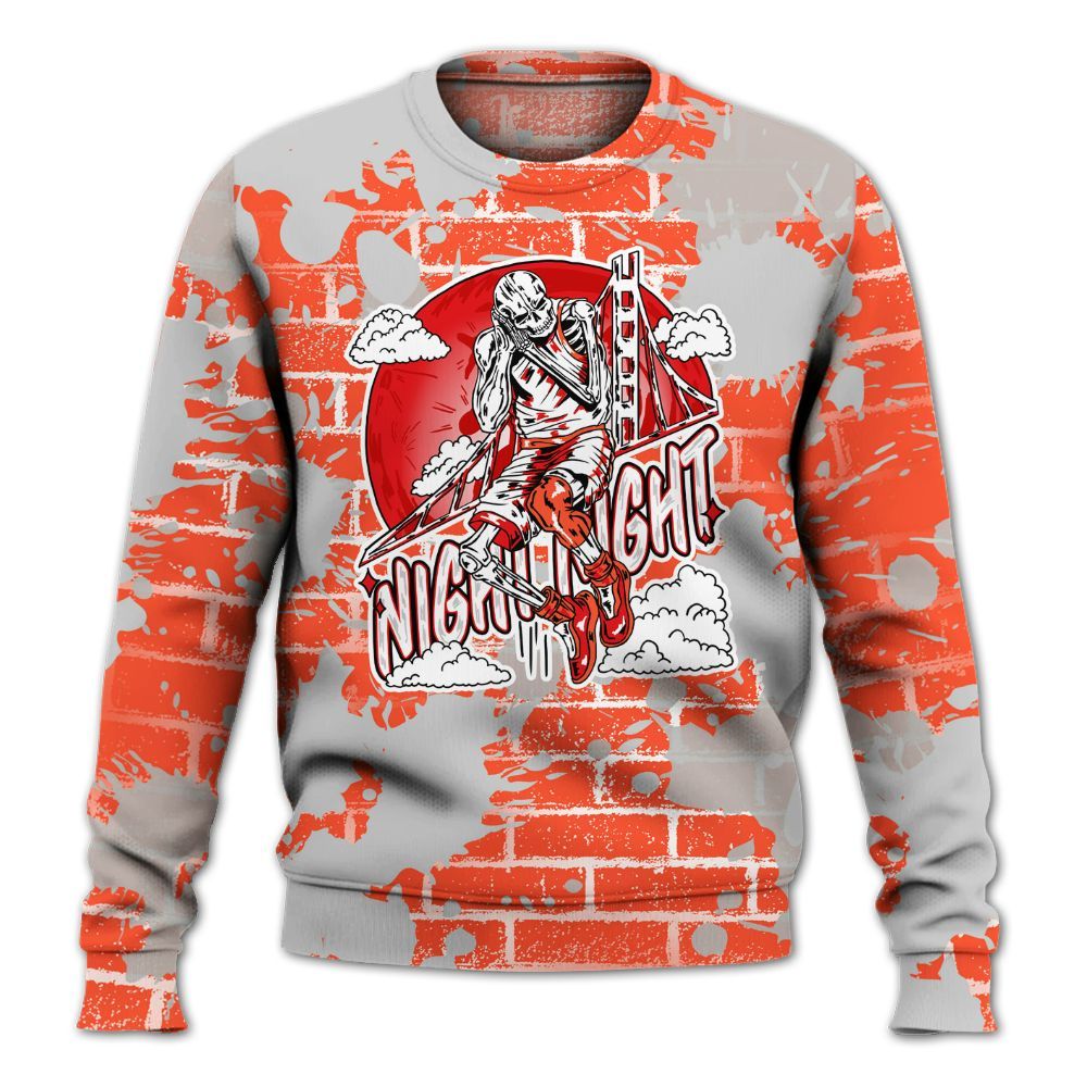 Sweatshirt To Match Air Max 1 86 Cosmic Clay - Seeya Skeleton Brick All Over Print