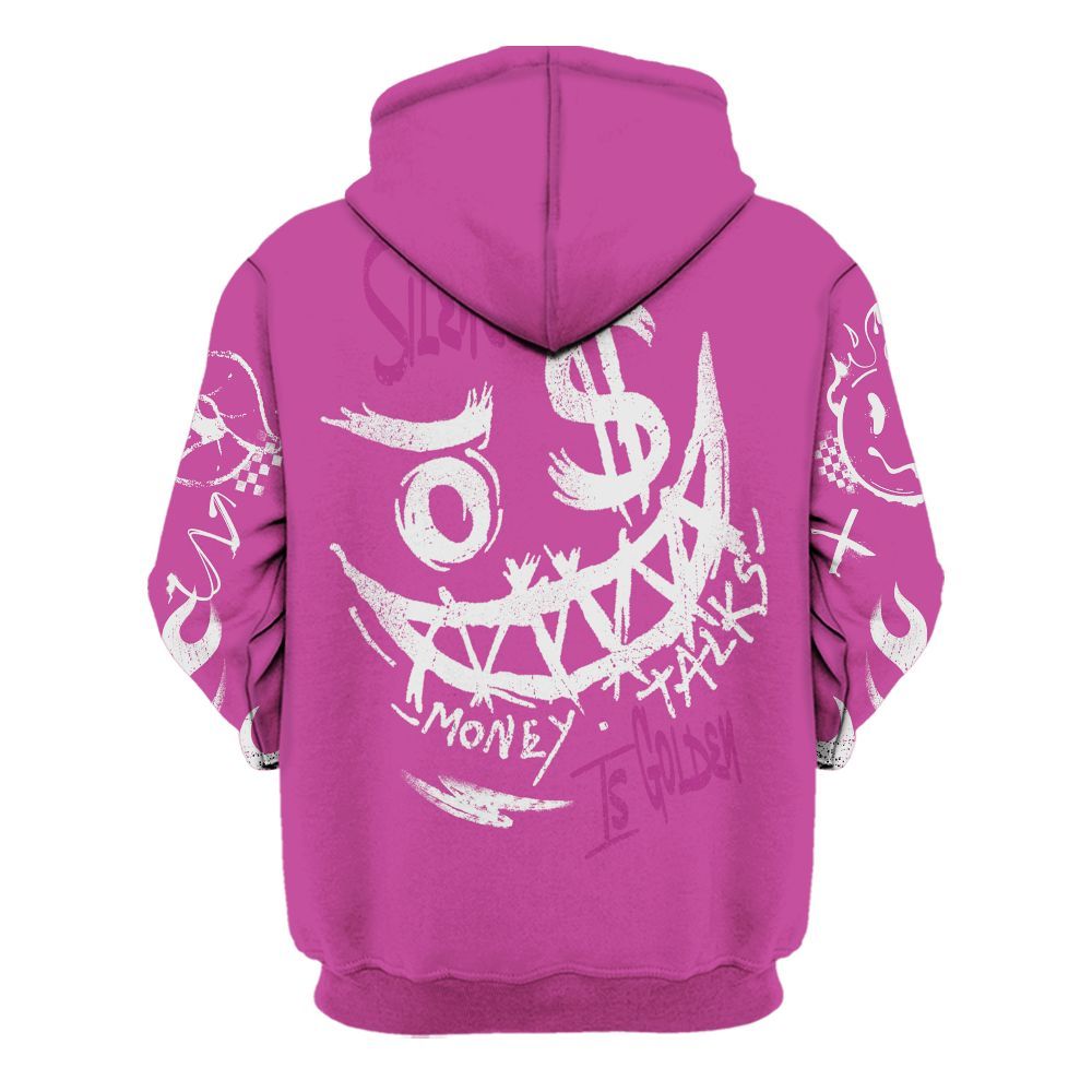 Hoodie To Match Dunk Low Active Fuchsia - Mouth Burning Street Style All Over Print