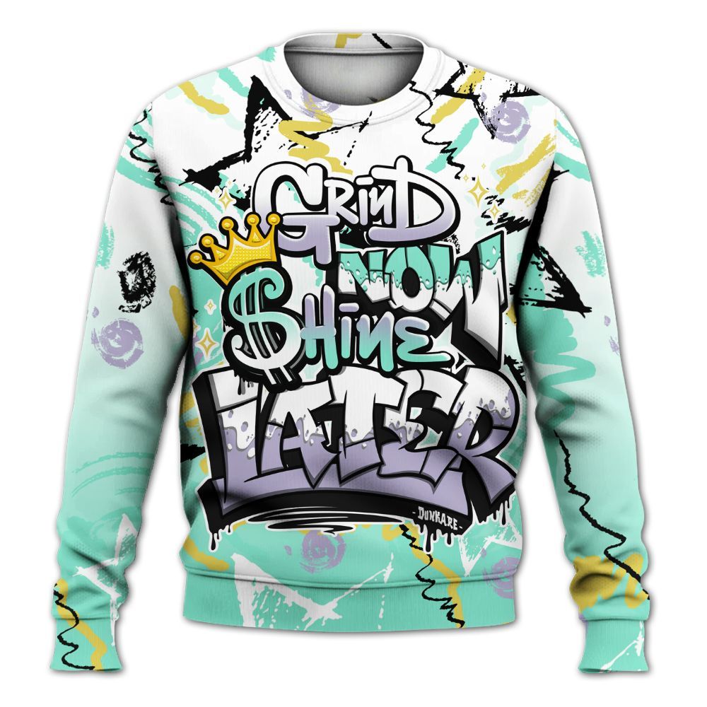 Sweatshirt To Match Dunk Low Easter 2026 - Grind Shine Later Drip All Over Print