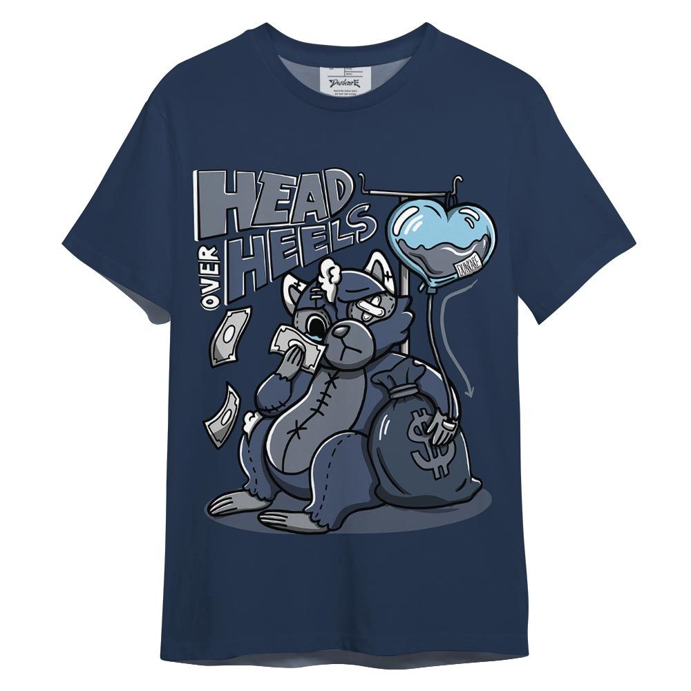Shirt To Match Low Diffused Blue 11s T-- Head Over Heels Raccoon Color T-Shirt Unisex