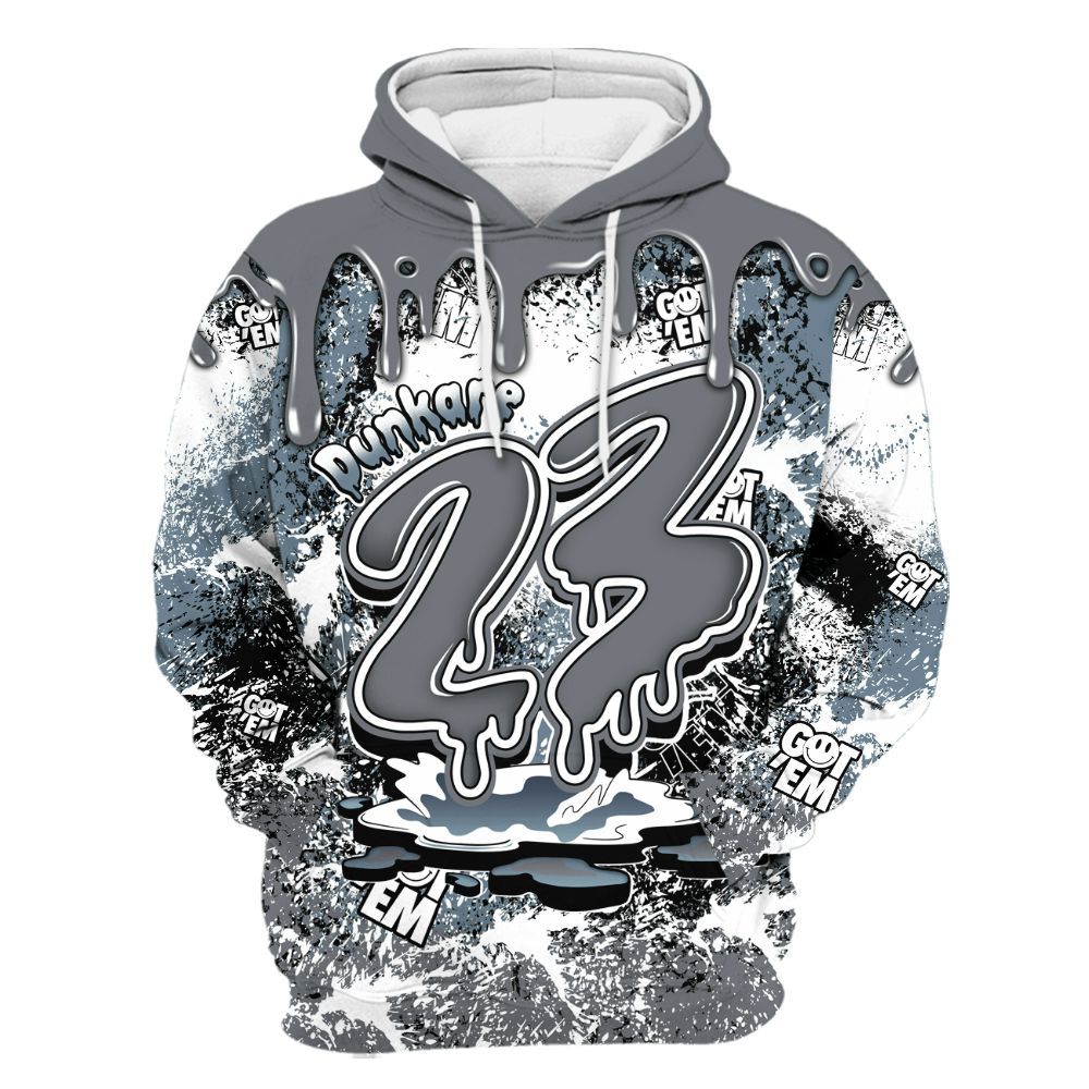 Hoodie To Match Air Max DN Silver Bullet - Dripping 23 Drip All Over Print