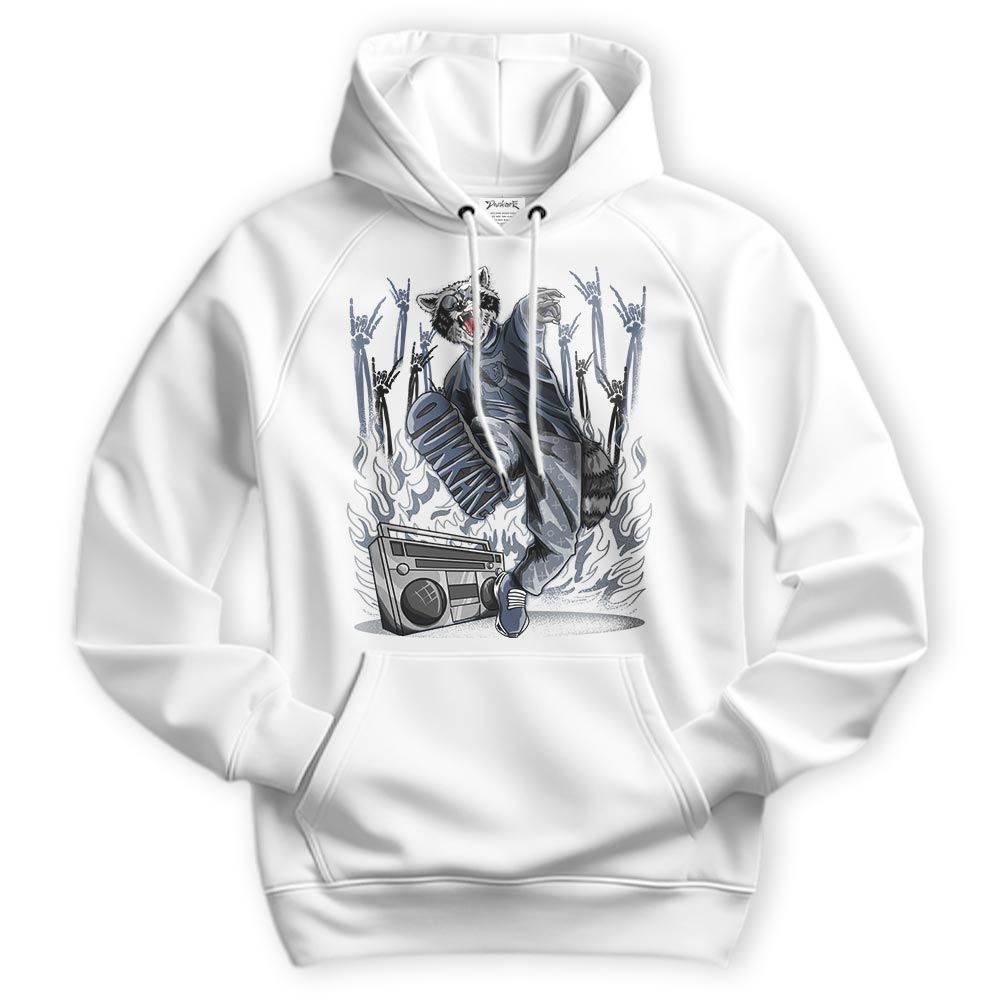Sweatshirt To Match Low Diffused Blue 11s Hoodie - Hip Hop Raccoon Hoodie Unisex