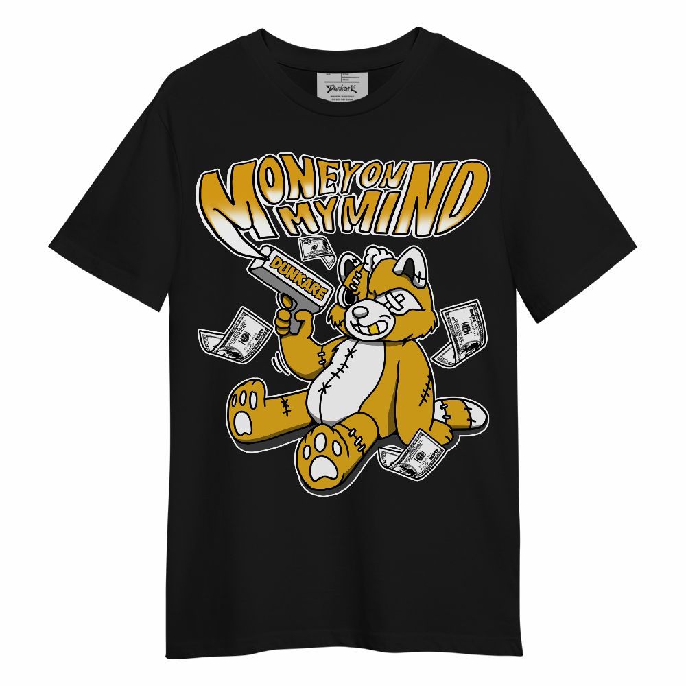 Shirt To Match Vivid Sulfur 4s - Money On My Mind Raccoon Unisex Shirt