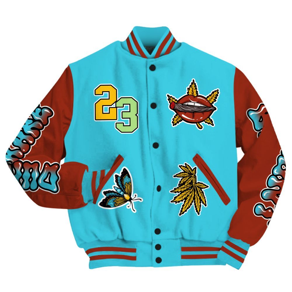 Varsity Jacket To Match SB Dunk Di'Orr Greenwood - Bluntz Unique All Over Print