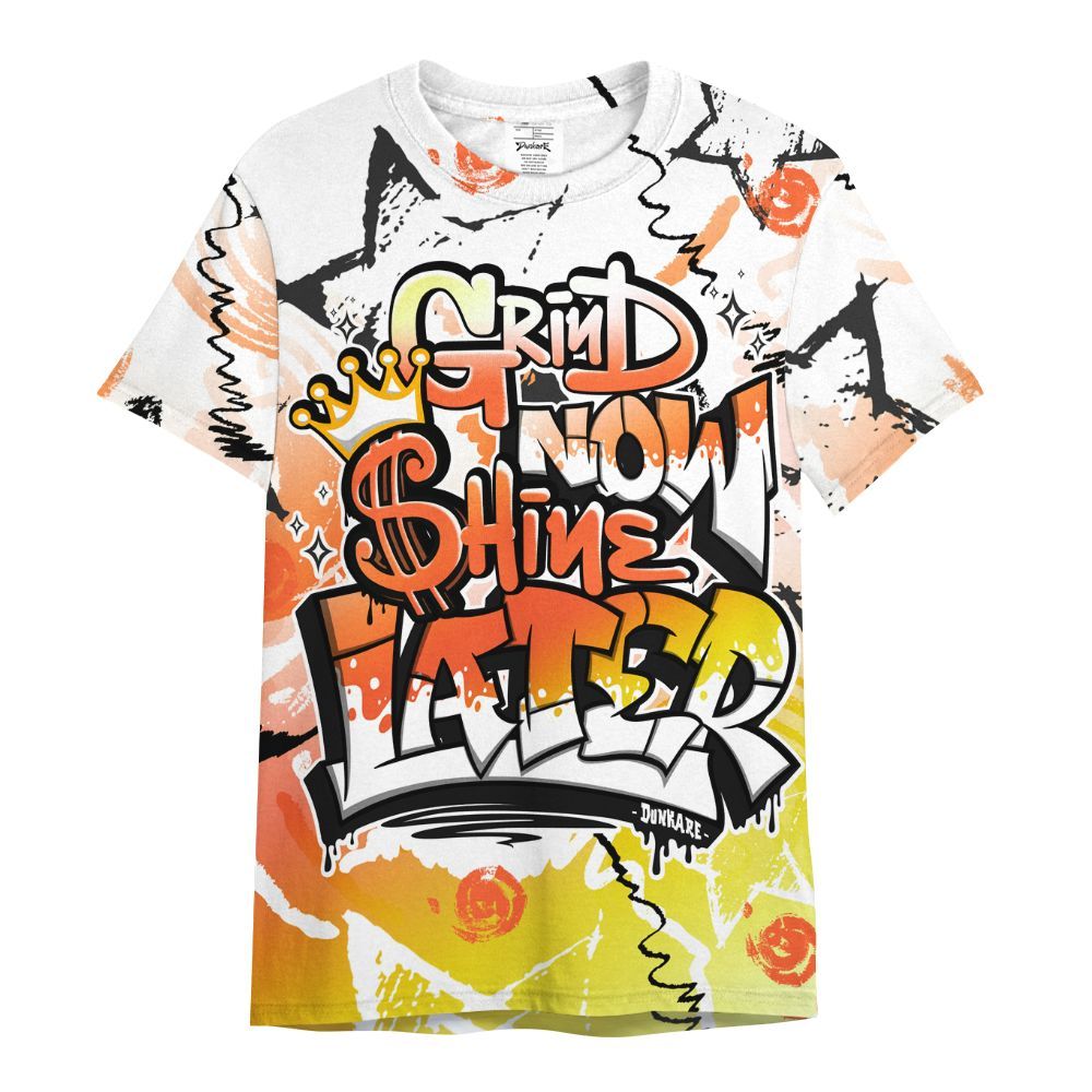 Shirt To Match Dunk High Candy Corn - Grind Shine Later Drip All Over Print