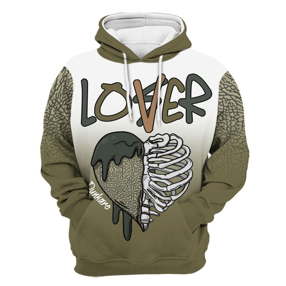 Hoodie To Match Retro Family Affair 3s - Loser Lover Dripping All Over Print