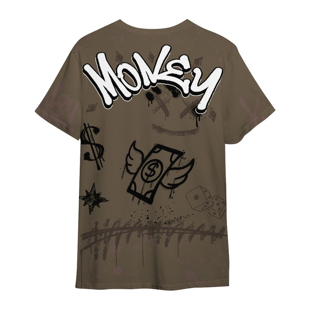 Shirt To Match AMM Dark Mocha 4s - Everybody Paid In Full Crayon All Over Print