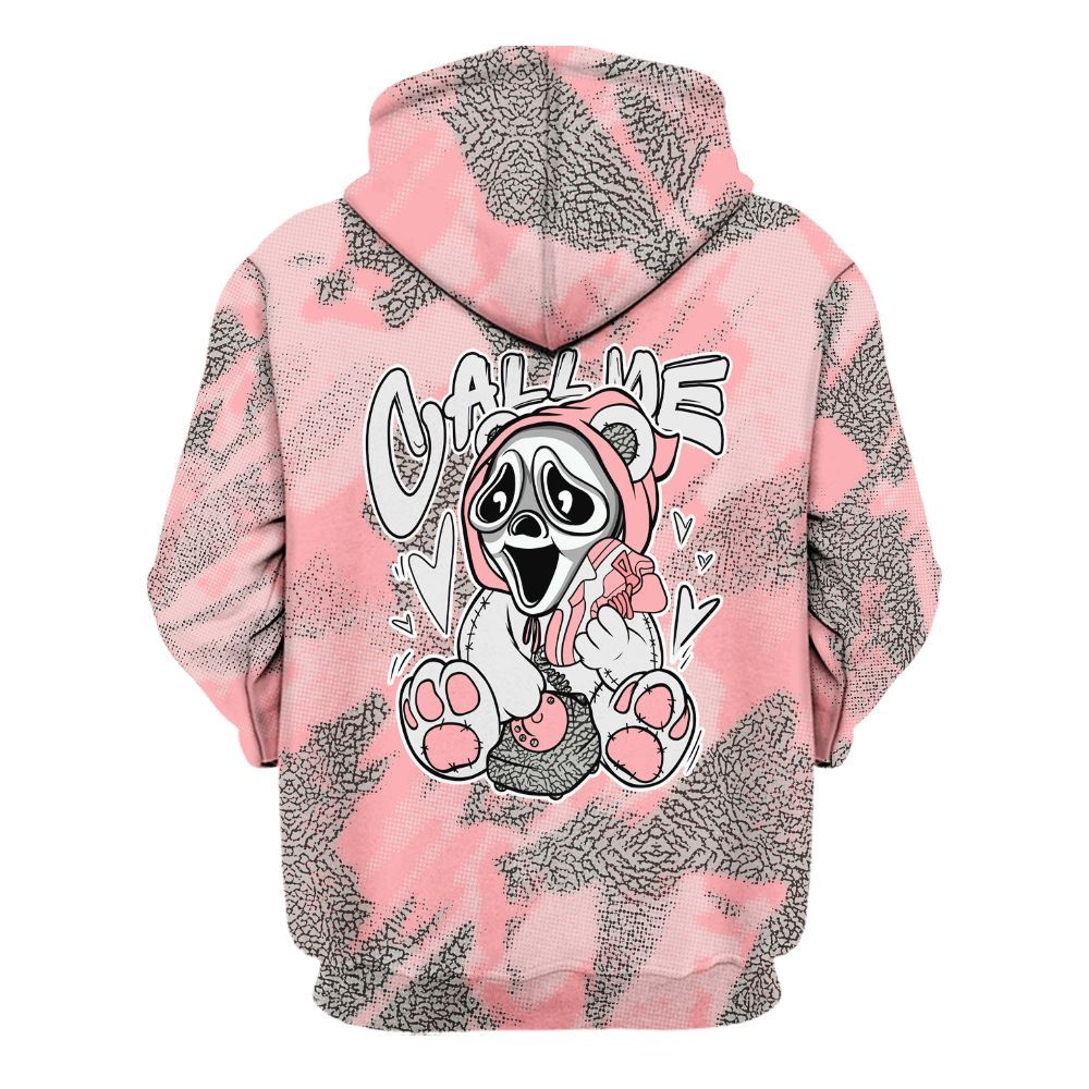 Hoodie To Match Retro Wings 3s - Call Me Bear Abstract Halftone All Over Print