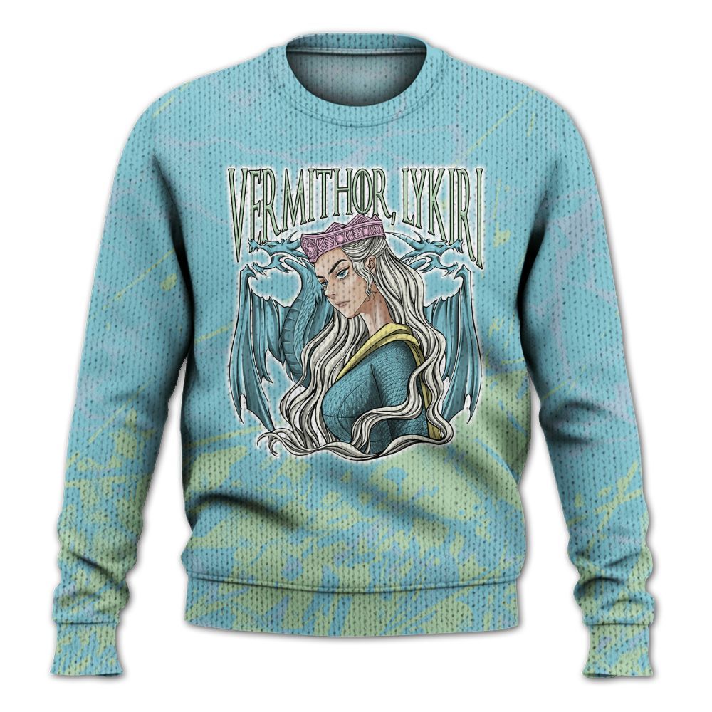 Knitted Sweater To Match SB Dunk Low Visty - Dragon's Mom! Profound